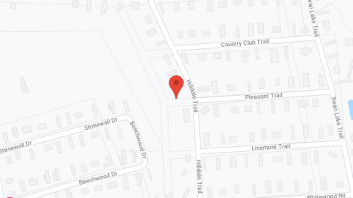 Map of the neighborhood around Beechwood