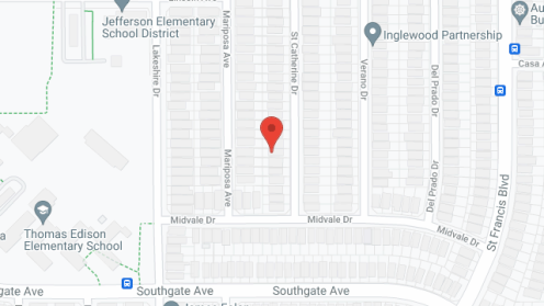 Map of the neighborhood around La Salette Home III