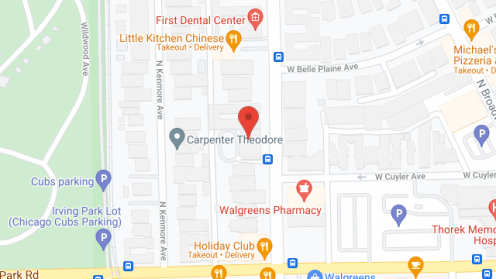 Map of the neighborhood around Ruth Shriman House