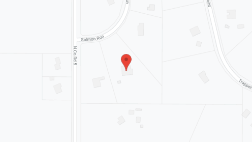 Map of the neighborhood around Eagles nest Assisted Living