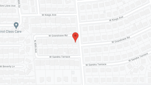 Map of the neighborhood around Grandview Assisted Living
