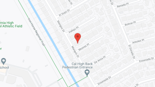 Map of the neighborhood around Casa San Ramon