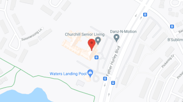 Churchill Senior Living in google map