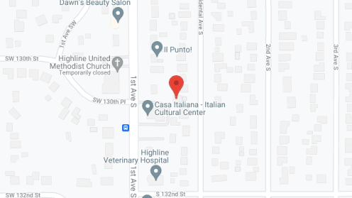 Map of the neighborhood around Ocana Love N Care