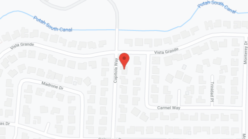 Map of the neighborhood around Angel's Paradise