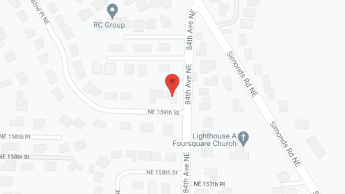 Map of the neighborhood around Angela's Home Care AFH