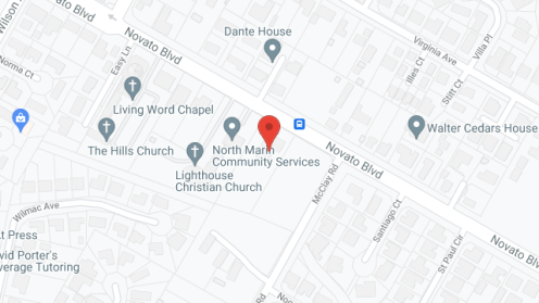 Map of the neighborhood around Senior Access