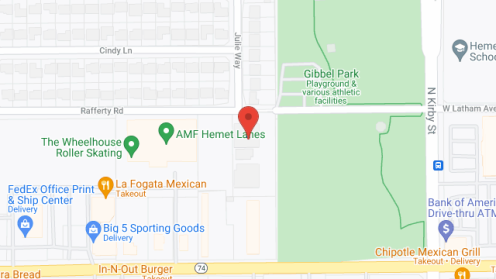 Map of the neighborhood around Midtown Villa