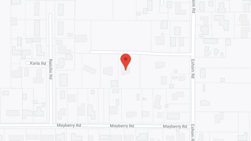 Map of the neighborhood around Tiffen House II