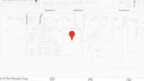 Map of the neighborhood around Laurel Pines Retirement Lodge