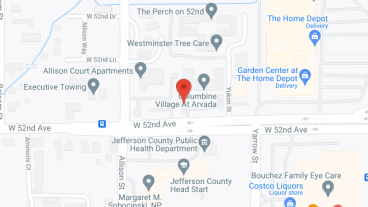Columbine Village at Arvada in google map