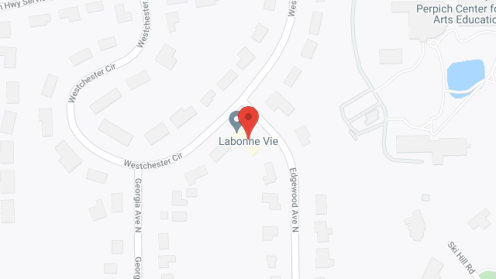 Map of the neighborhood around La Bonne Vie