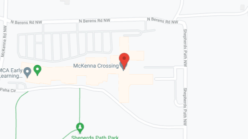 Map of the neighborhood around McKenna Crossing
