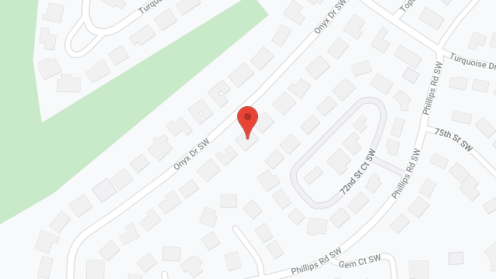Map of the neighborhood around Sunshine Haven AFH