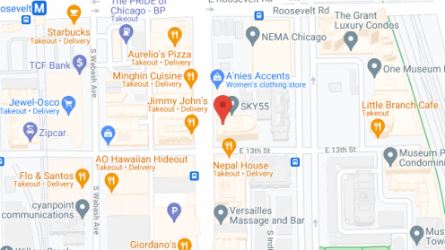 Map of the neighborhood around SKY 55 AT CENTRAL STATION
