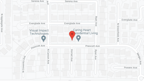 Map of the neighborhood around Caring Heart Residential Care - Prescott