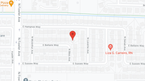 Map of the neighborhood around Sunshine Christian Home