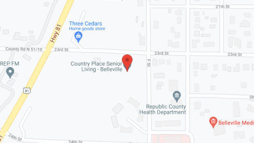 Map of the neighborhood around Credo Senior Living