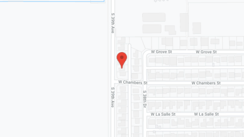 Map of the neighborhood around San Judas Group Home