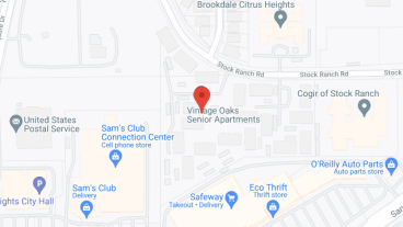 Vintage Oaks Senior Apartments in google map