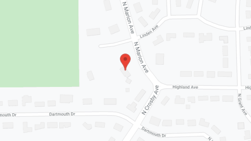 Map of the neighborhood around The Heartwarming House