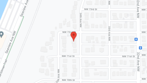 Map of the neighborhood around Golden View AFH