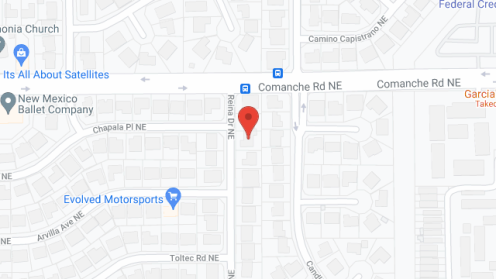 Map of the neighborhood around Reina Home