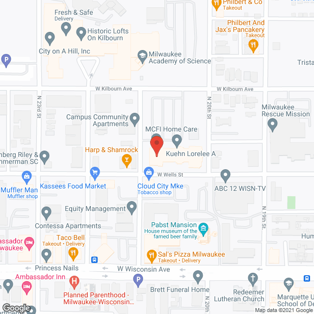 MCFI Older Adult Day Ctr in google map