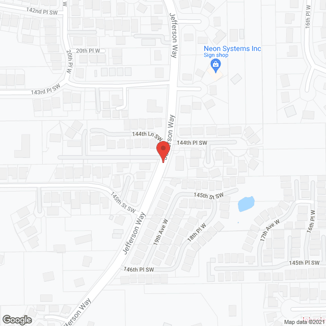 Living Life Care Home in google map