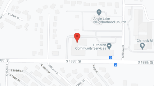 Map of the neighborhood around Angle Lake Court
