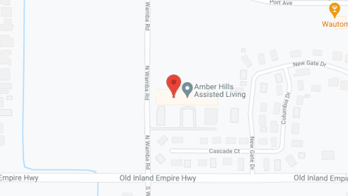 Map of the neighborhood around Amber Hills