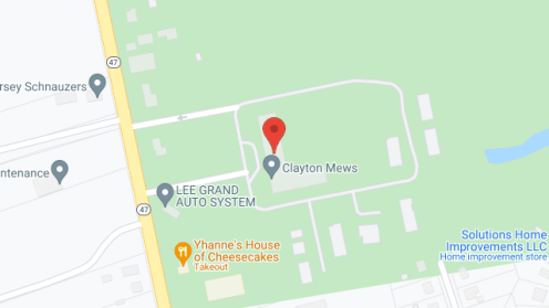 Map of the neighborhood around Clayton Mews