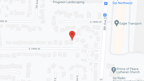 Map of the neighborhood around Angelwings AFH