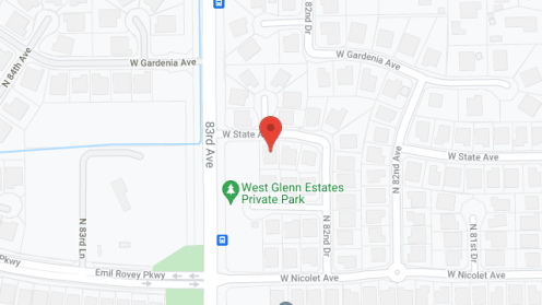 Map of the neighborhood around Rainbow Care Center