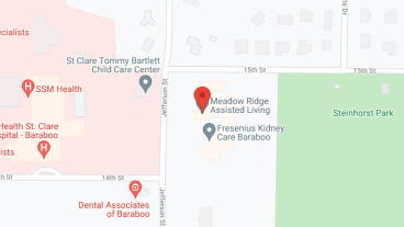 Meadow Ridge Assisted Living in google map