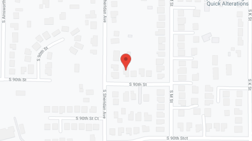 Map of the neighborhood around Hermie's AFH II