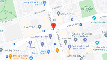 Village Manor of Anaheim in google map