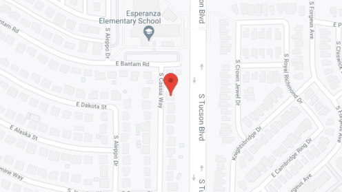Map of the neighborhood around Casa Alvita