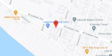 Village View of Lake Elsinore in google map
