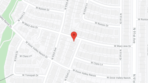 Map of the neighborhood around Pinnacle Assisted Living Home