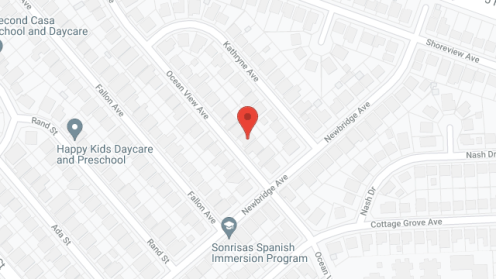 Map of the neighborhood around Amanaki RCFE