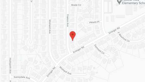 Map of the neighborhood around Elizabeth's Great Manor