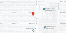 Evergreen Court in google map