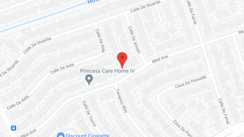 Map of the neighborhood around Princess Care Home II