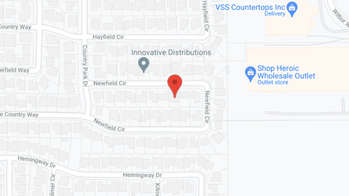 Map of the neighborhood around Indorcare House I