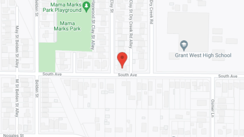 Map of the neighborhood around D.R.'s Elderly Board and Care Home