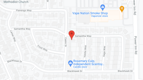 Map of the neighborhood around Clegg Care Facility