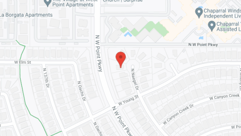 Map of the neighborhood around Patti Ann's ACH