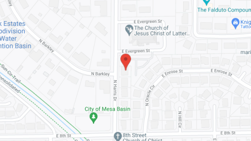 Map of the neighborhood around Kopper Crest Manor On Harris, LLC