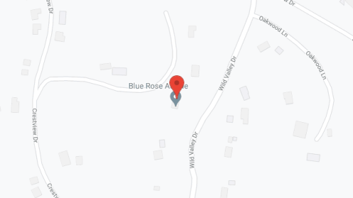 Map of the neighborhood around Pleasant Valley Cottage